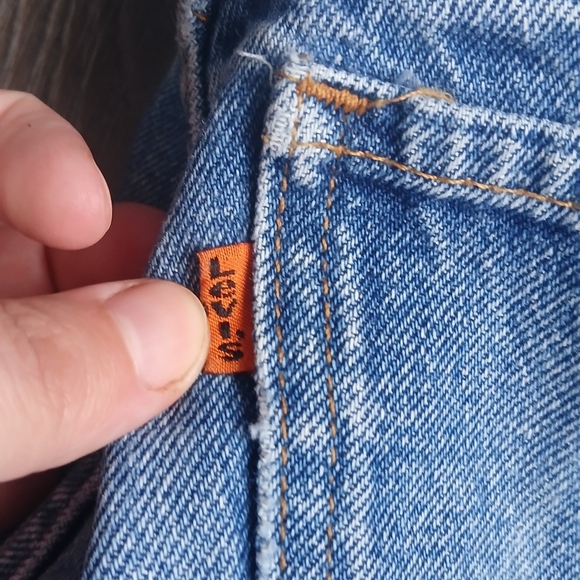 Levi's Womens Vintage 90s Orange Tab Jeans 32×30 See Measurements - Picture 7 of 11
